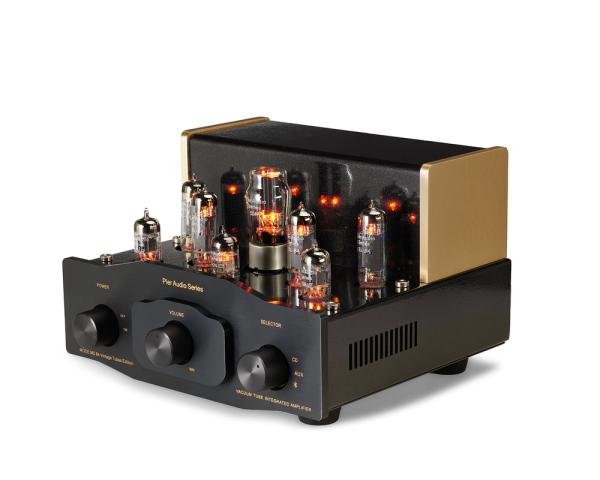 Pier Audio MS-84 Vintage Röhrenvollverstärker mit Röhren-Netzgleichrichtung und Bluetooth